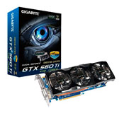 GeForce GTX560 Ti 448 Gigabyte PCI-E 1280Mb (GV-N560448-13I)