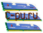 116Gb DDR-III 1600MHz Kingston HyperX (KHX1600C7D3K3/6GX) (3x2Gb KIT)