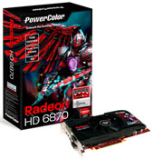 Radeon HD 6870 PowerColor PCI-E 1024Mb (AX6870 1GBD5-2DH)