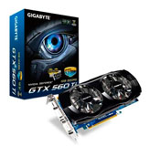 GeForce GTX560 Ti Gigabyte PCI-E 1024Mb (GV-N560UD-1GI)
